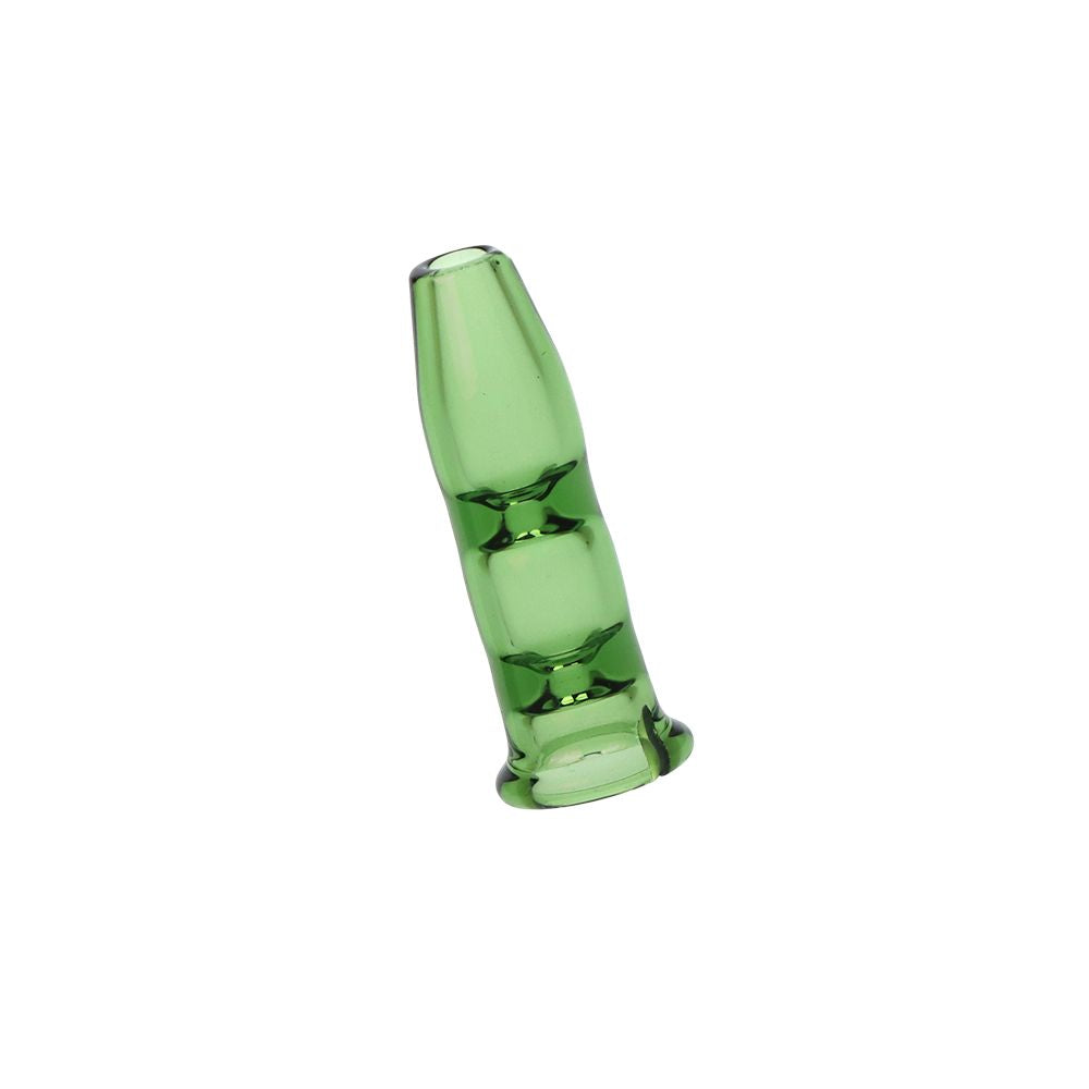 Pulsar Bullet Tip Glass Mouthpiece Attachment for Puffco Pivot w/ Display Stand - Colors Vary