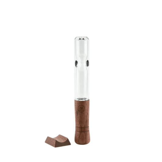 Marley Natural Glass & Walnut Steamroller