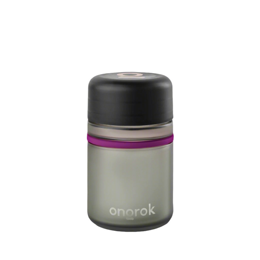 Ongrok Child Resistant Glass Storage Jar, 3 pack x 180ml each