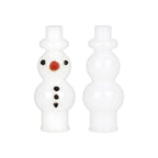 Snowman Glass Mouthpiece Attachment for Puffco Pivot