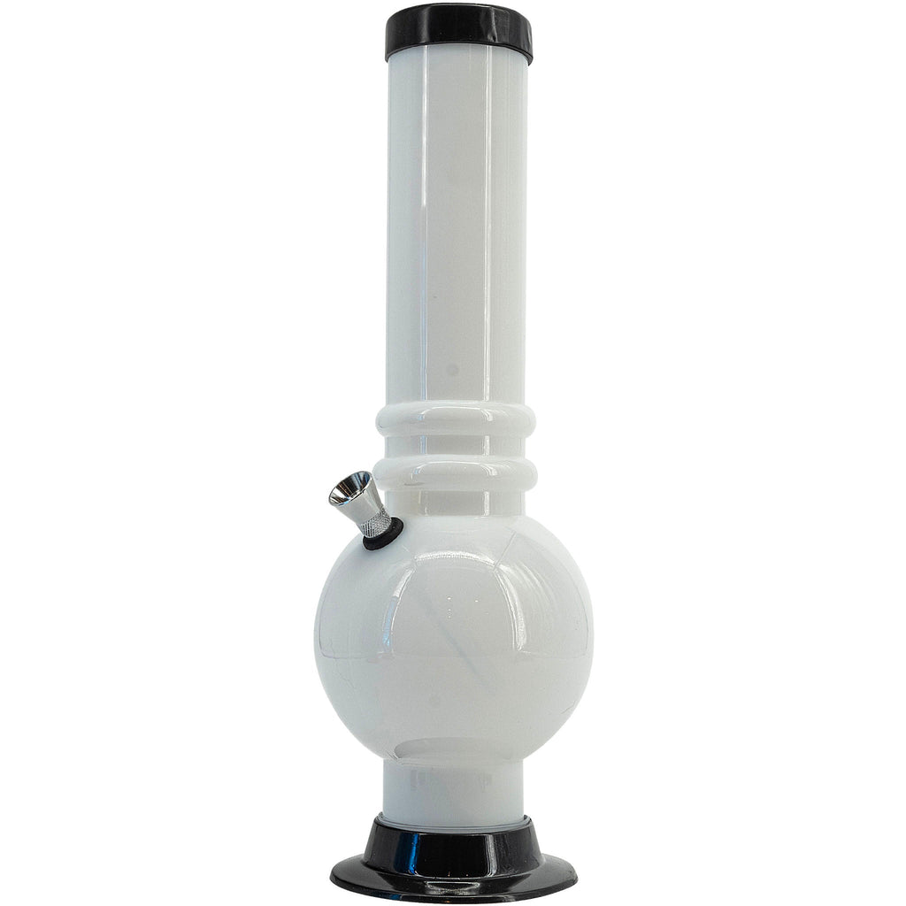 Acrylic Bubble Base Bong - 12-15"