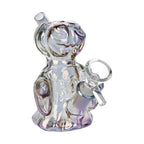 4CT BUNDLE - SeshGear Jack-O-Lantern Ghost Glass Bubbler - 4" / Assorted Colors
