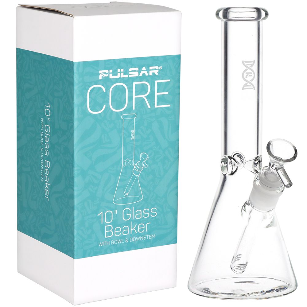 Pulsar CORE Beaker Glass Water Pipe - 10" / 14mm F