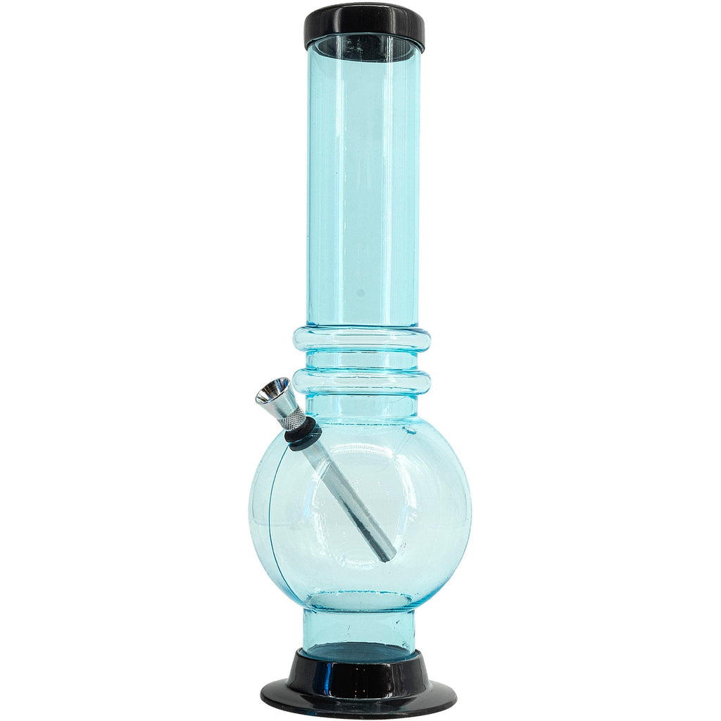 Acrylic Bubble Base Bong - 12-15"