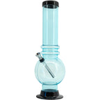 Acrylic Bubble Base Bong - 12-15"