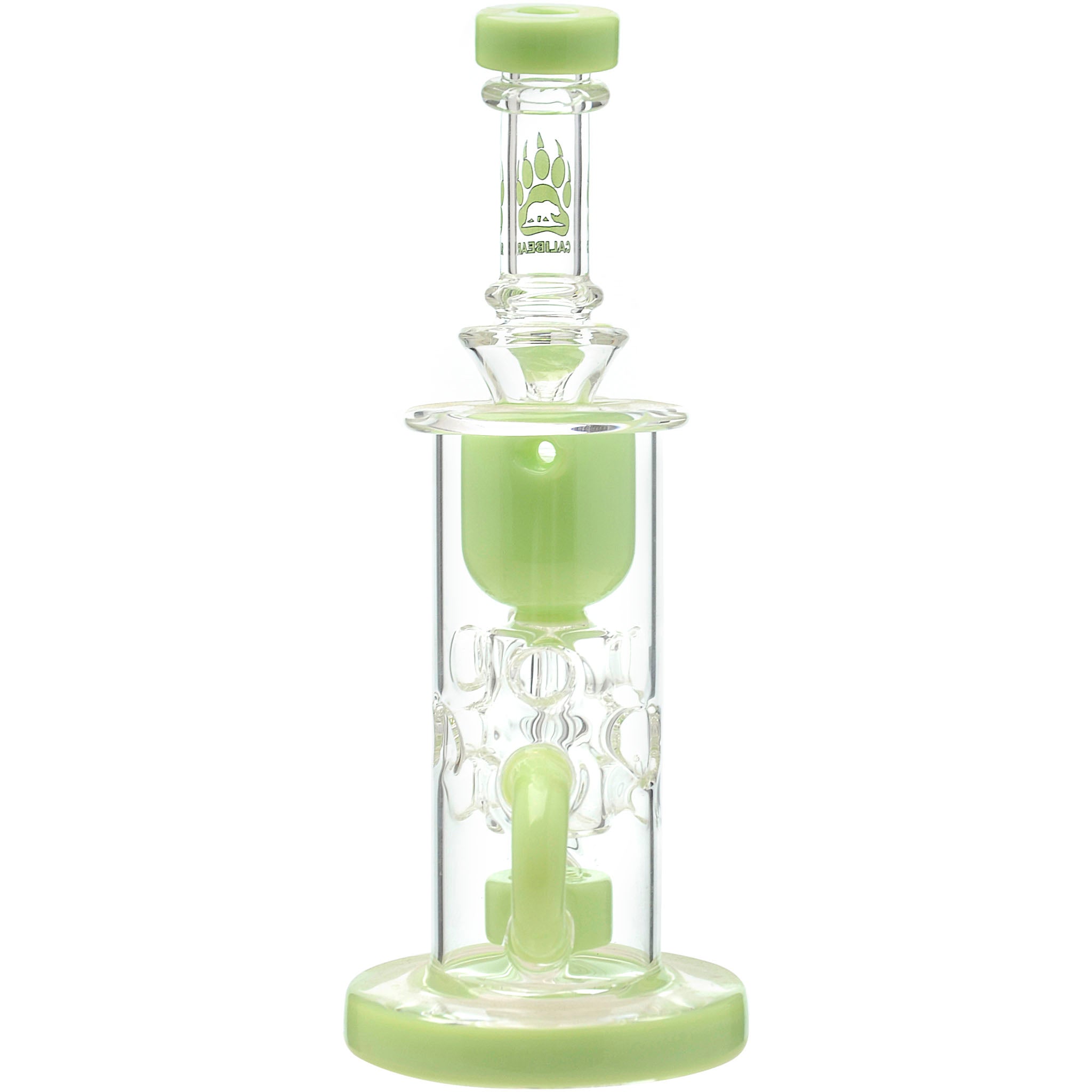 Calibear Cascade Flower Of Life Klein Recycler Water Pipe