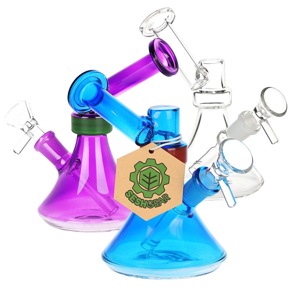 SeshGear Bell Ringer Glass Water Pipe - 6" / 3 Pack