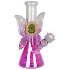 SeshGear Flowering Fairytales Beaker Glass Water Pipe - 8.75" / 14mm F