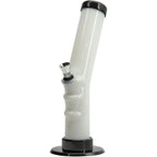 Acrylic Angled Straight Tube Bong 9-12"