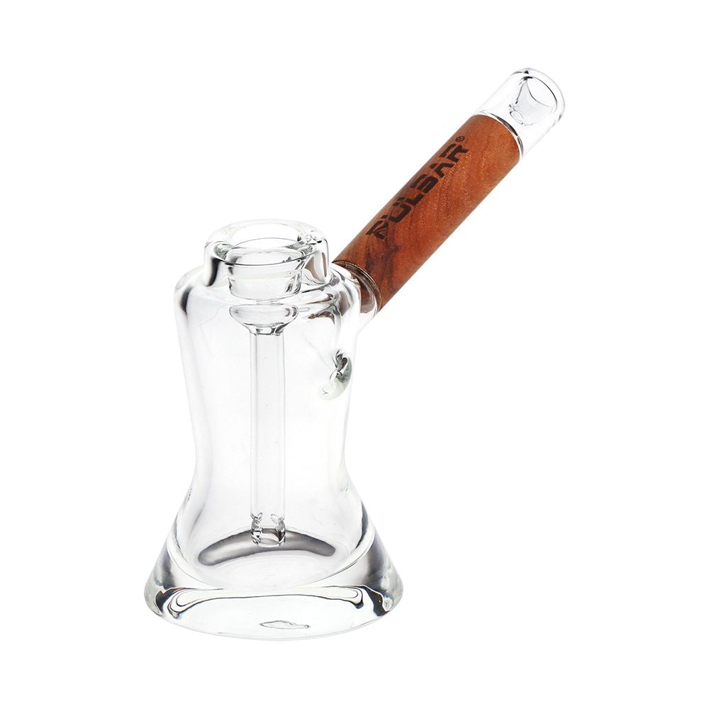 Pulsar Wood on Glass Bubbler - 6"