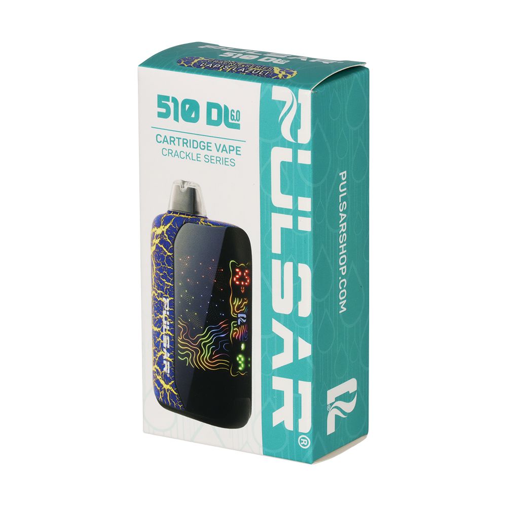 Pulsar 510 DL 6.0 Precision Voltage Control LCD Screen Vape Bar | Crackle Series | 1000mAh