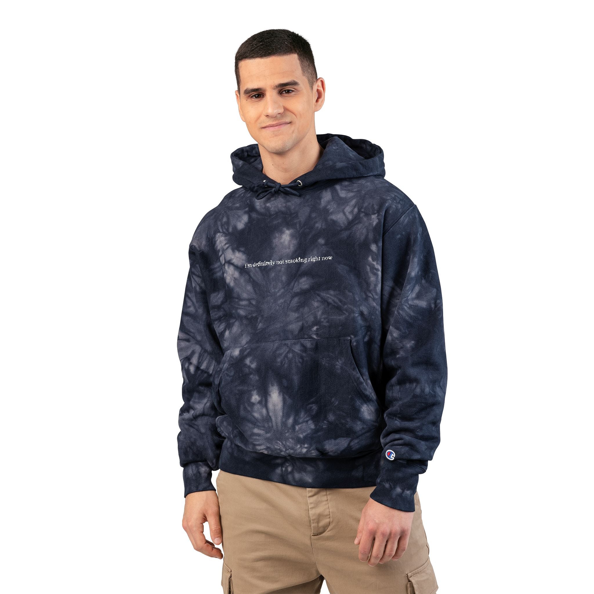 'Not Smoking' Tie Dye Thick Hoodie
