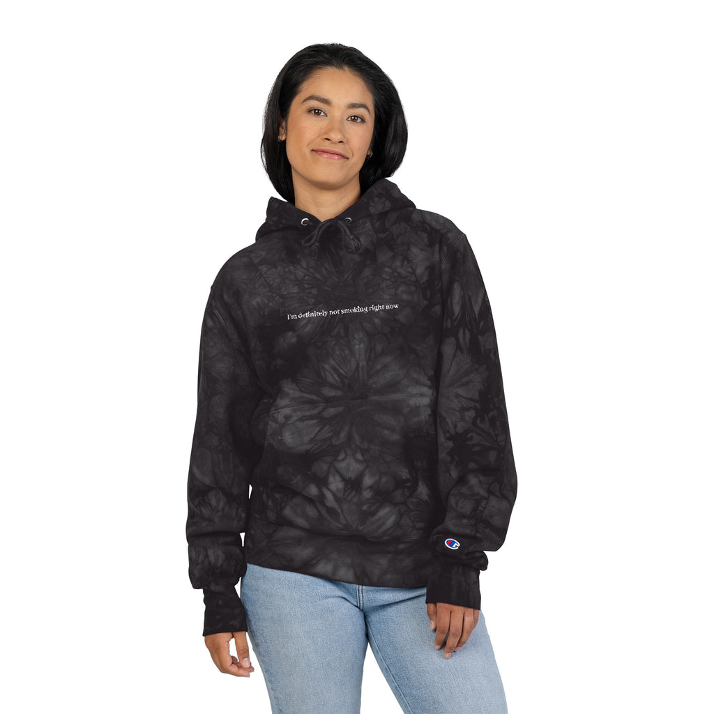 'Not Smoking' Tie Dye Thick Hoodie