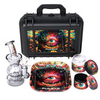 Pulsar Bent Neck Water Pipe Smoker's Hard Case Travel Set | 5.75" | 14mm F