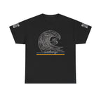 Autobongs Surf Wave Tee — "Autobongs" Logo Graphic T-Shirt