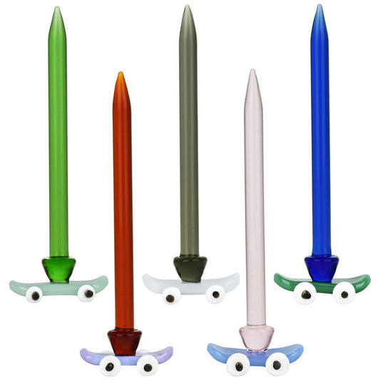 Skateboard Glass Dab Tool - 4" / 5pcs
