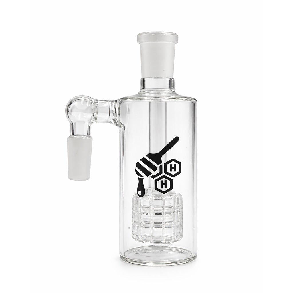 Honeybee Herb Matrix Perc Glass Cylinder Ash Catcher