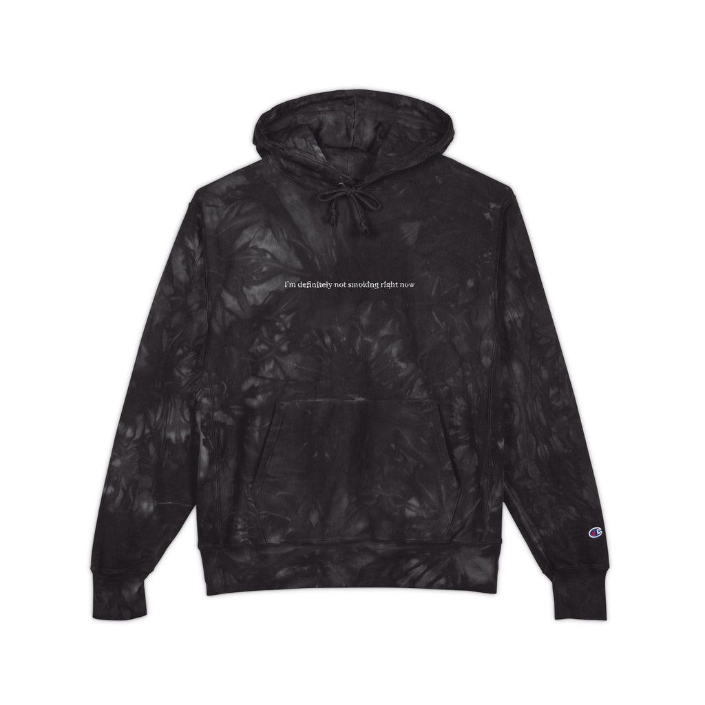'Not Smoking' Tie Dye Thick Hoodie