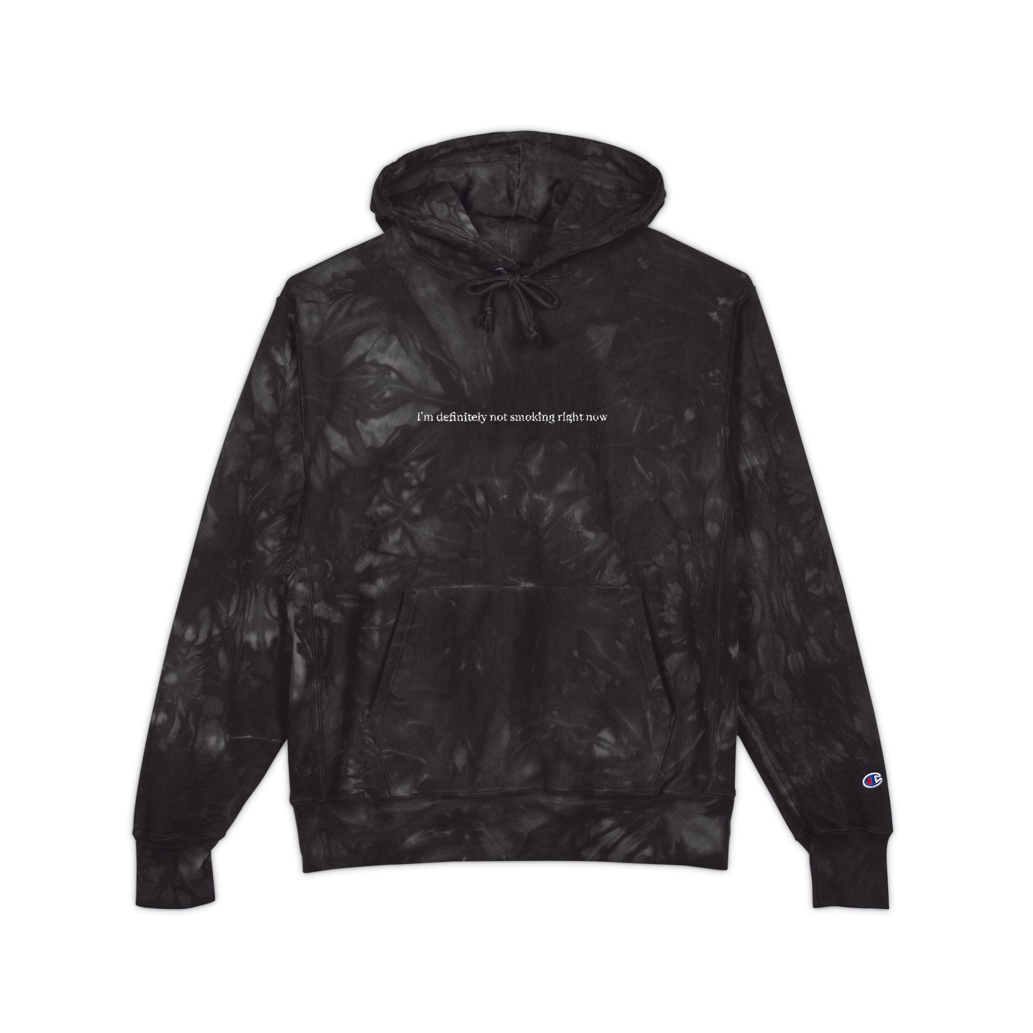 'Not Smoking' Tie Dye Thick Hoodie