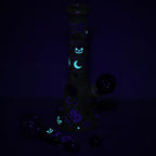 Pulsar Halloween Party Herb Pipe Glow Duo- 10" / 14mm F
