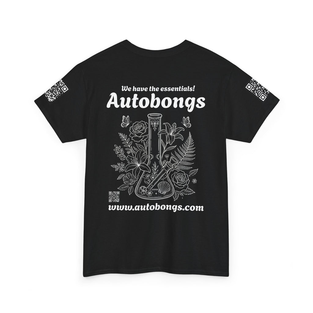 Autobongs Surf Wave Tee — "Autobongs" Logo Graphic T-Shirt