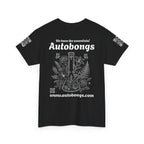 Autobongs Surf Wave Tee — "Autobongs" Logo Graphic T-Shirt
