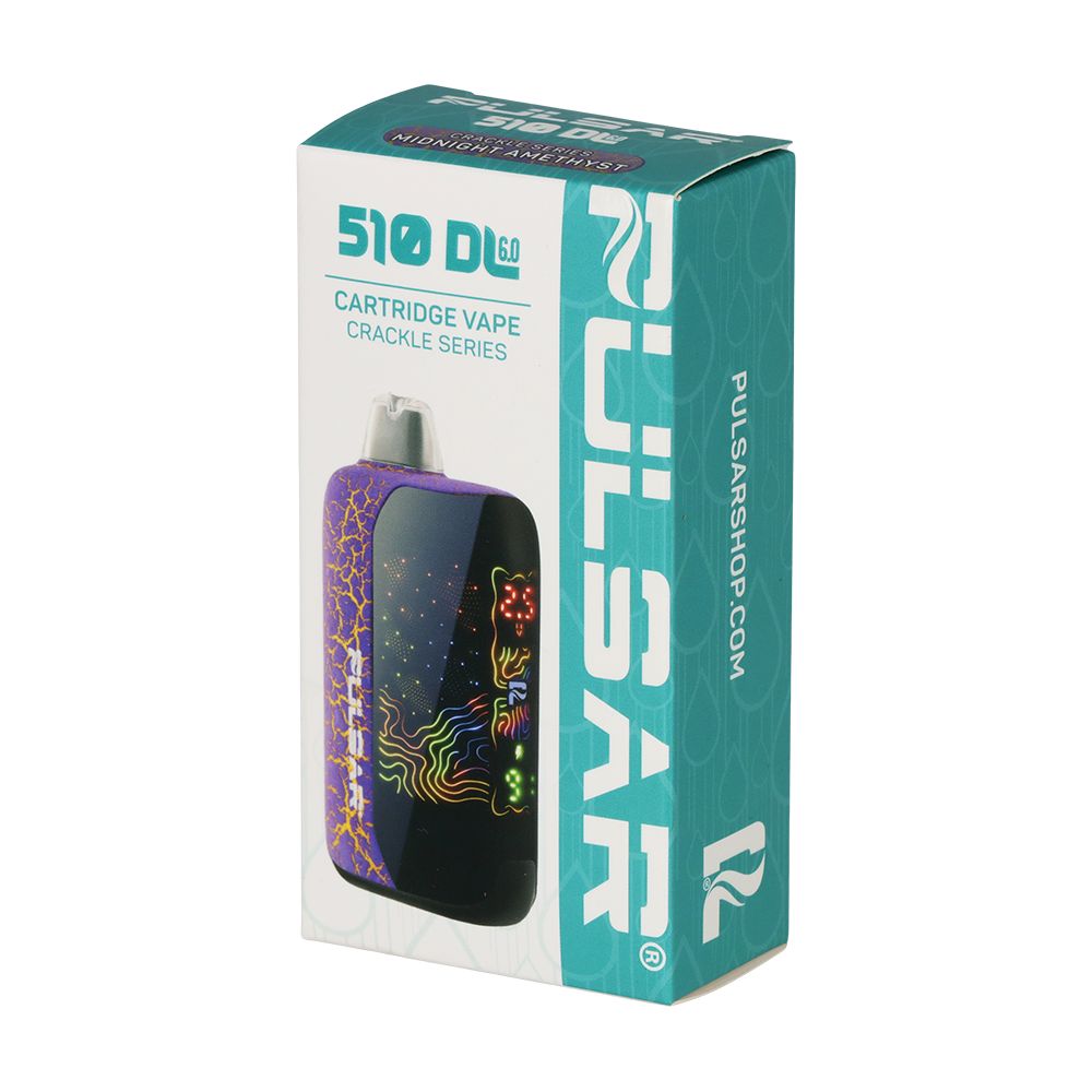 Pulsar 510 DL 6.0 Precision Voltage Control LCD Screen Vape Bar | Crackle Series | 1000mAh