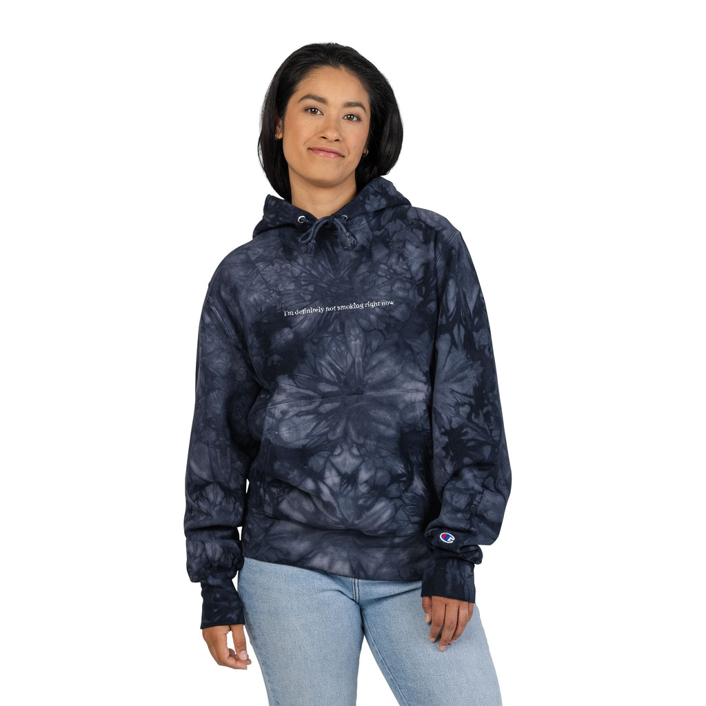 'Not Smoking' Tie Dye Thick Hoodie