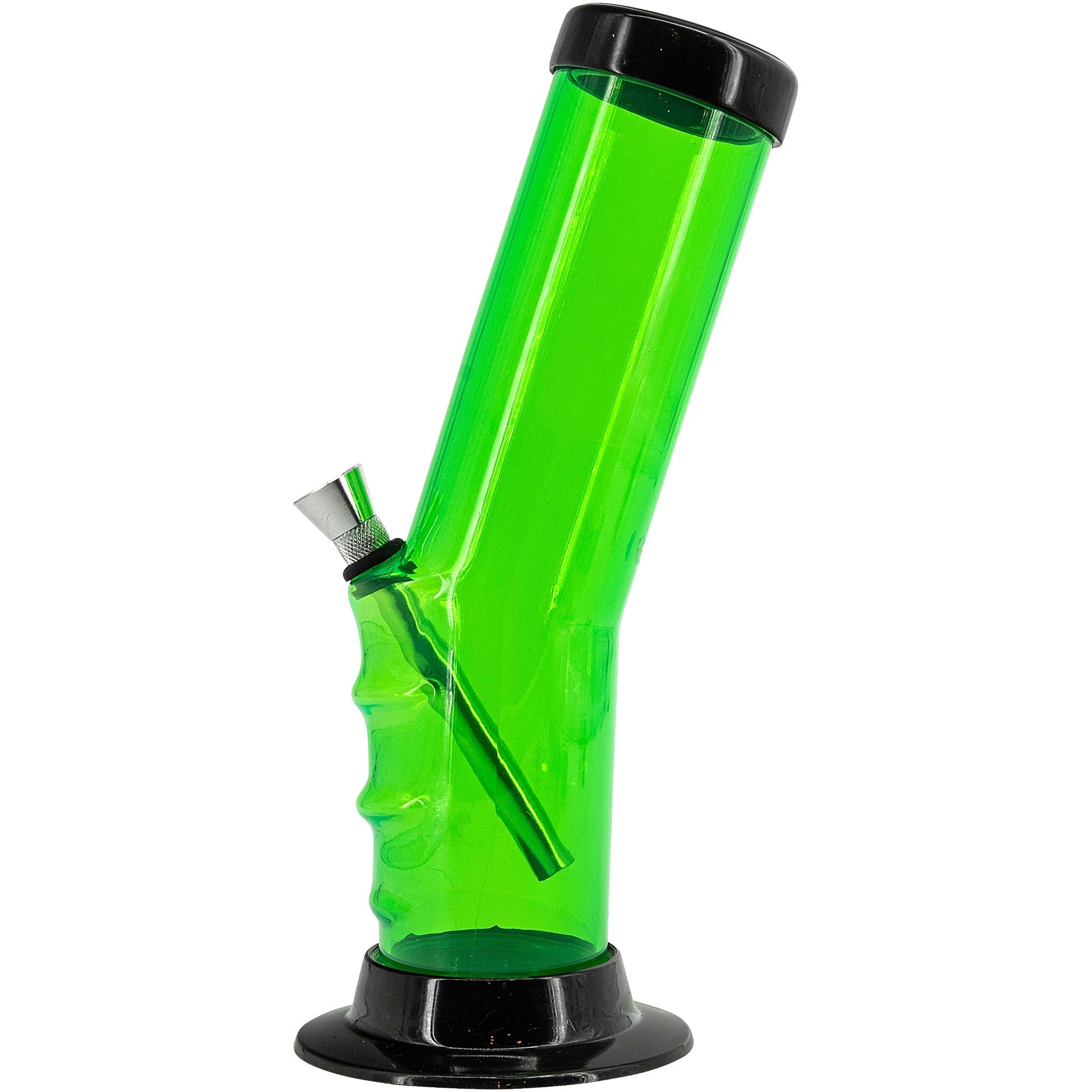 Acrylic Bent Neck Bong 9-12" - Multiple Colors