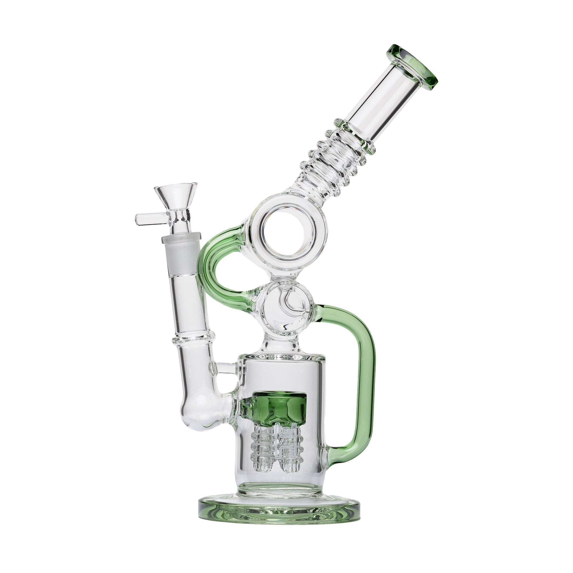 Human Grade Raygun Glass Water Pipe Percolator