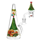 Presents Under The Tree Glass Dab Rig Set - 8" / 14mm F