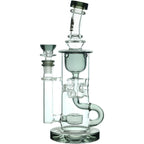 Calibear Cascade Flower Of Life Klein Recycler Water Pipe