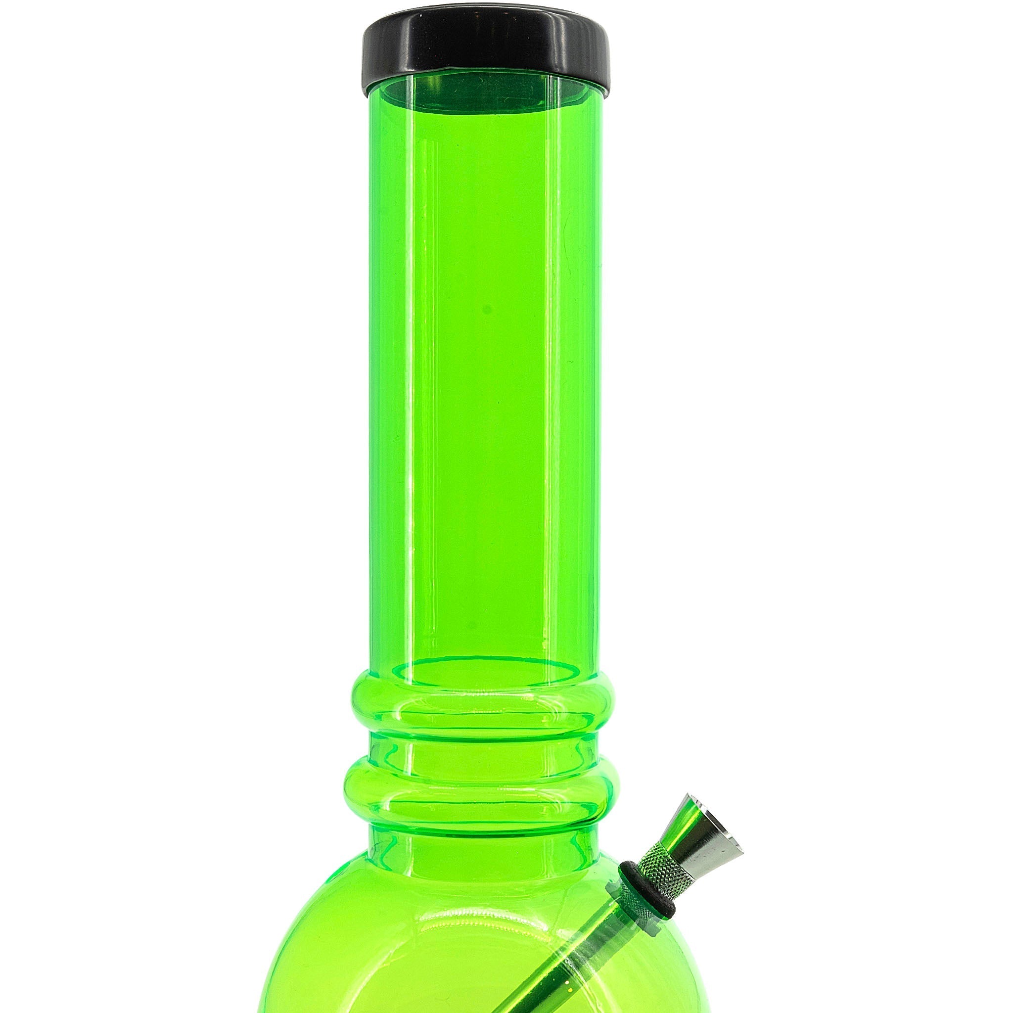 Acrylic Bubble Base Bong - 12-15"