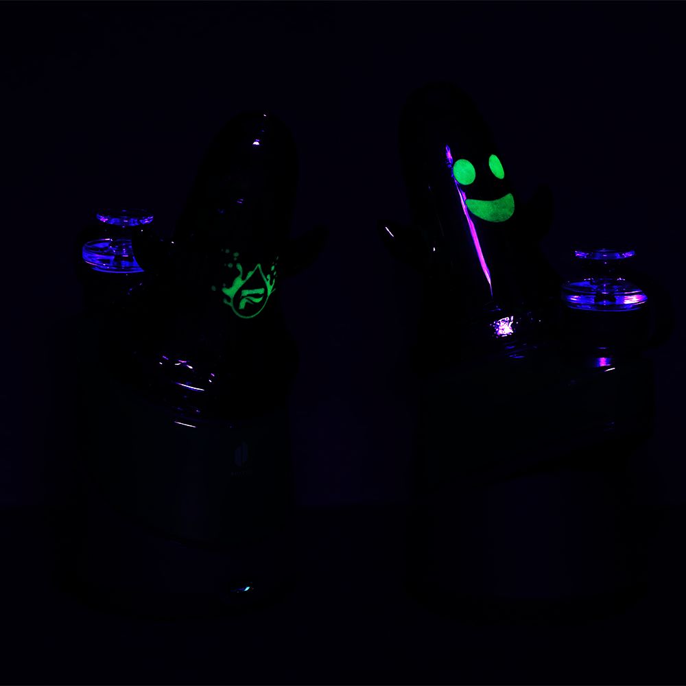 Pulsar Ghostly Glow Bubbler Attachment for Puffco Peak/Pro - 3.5"
