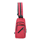 12IN X 6IN X 2IN Smell Proof Sling Bag - Wine Red