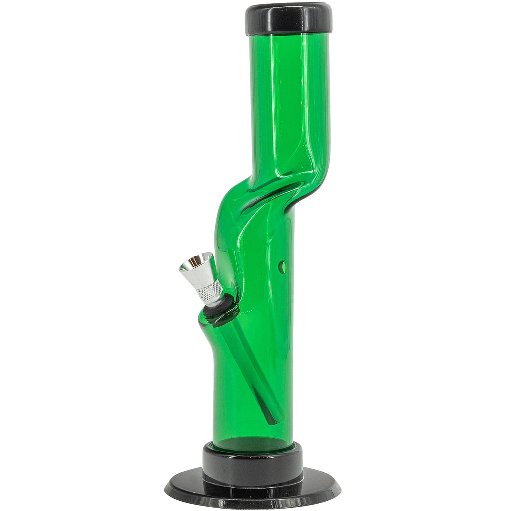 Acrylic Kink Neck Bong 9-12" Acrylic Kink Neck Bong - Multiple Colors