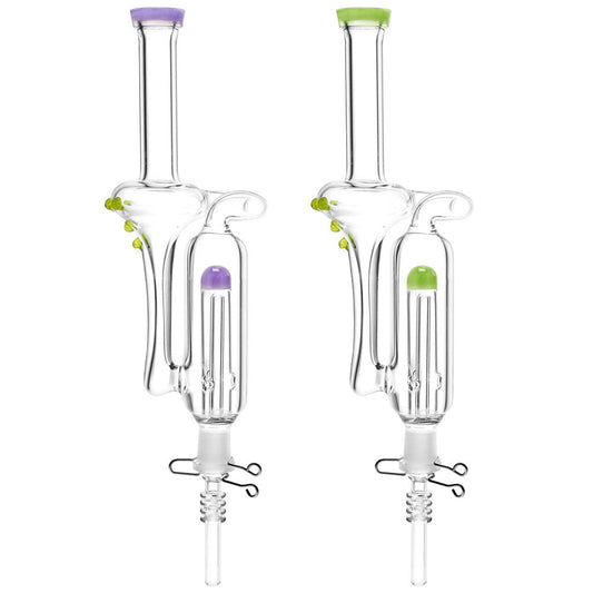 Aero Recycler Quartz Tip Vapor Straw w/ Clip - 11.5"