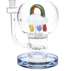 Pulsar Acid Rainbows Bubble Base Glass Water Pipe - 12.6" / 14mm F