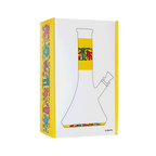 K. Haring Glass Beaker Water Pipe