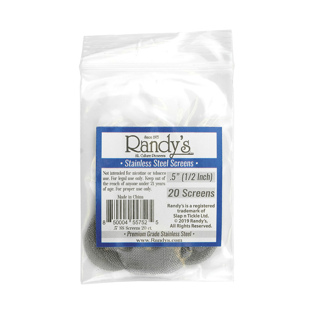 RANDY'S 20CT STAINLESS STEEL SCREENS Randy's 20 Count Stainless Steel Screens