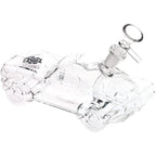 2CT BUNDLE - SeshGear Clear Car Glass Water Pipe - 6.75" / 14mm F