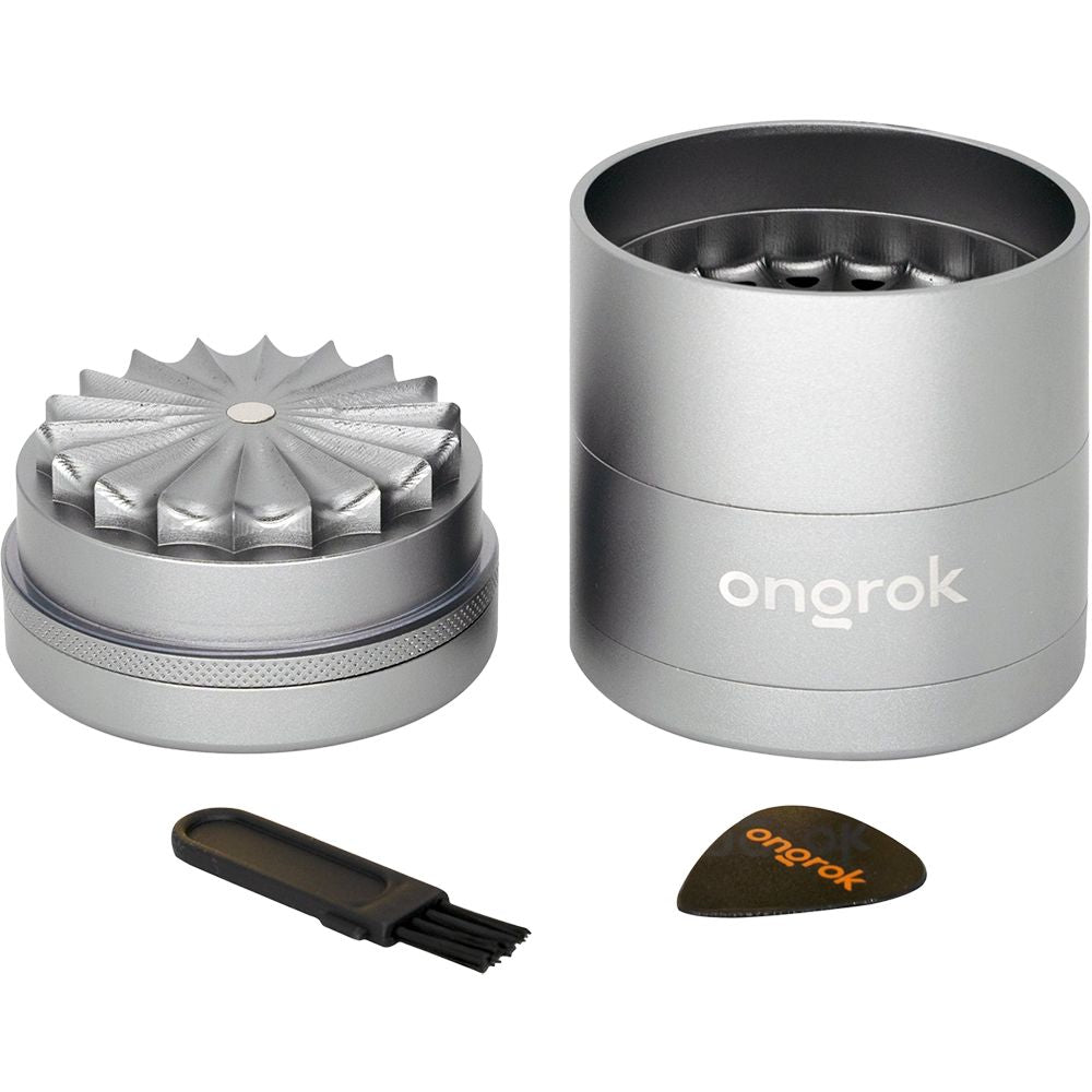 ONGROK Flower Petal Toothless Aluminum Storage Grinder | 5pc
