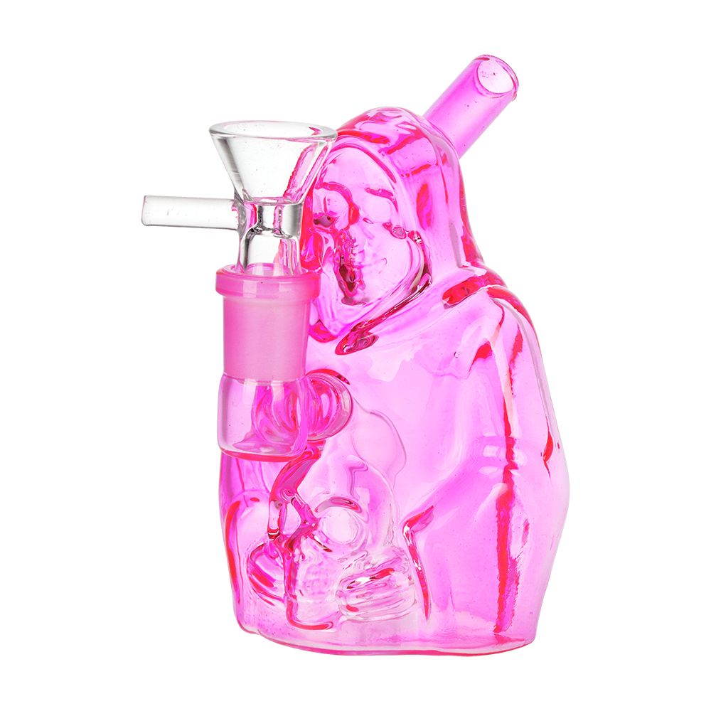 4 PACK BUNDLE - SeshGear Nocturnal Nightmare Glass Water Pipe - 4.5" / 14mm F / Assorted Colors