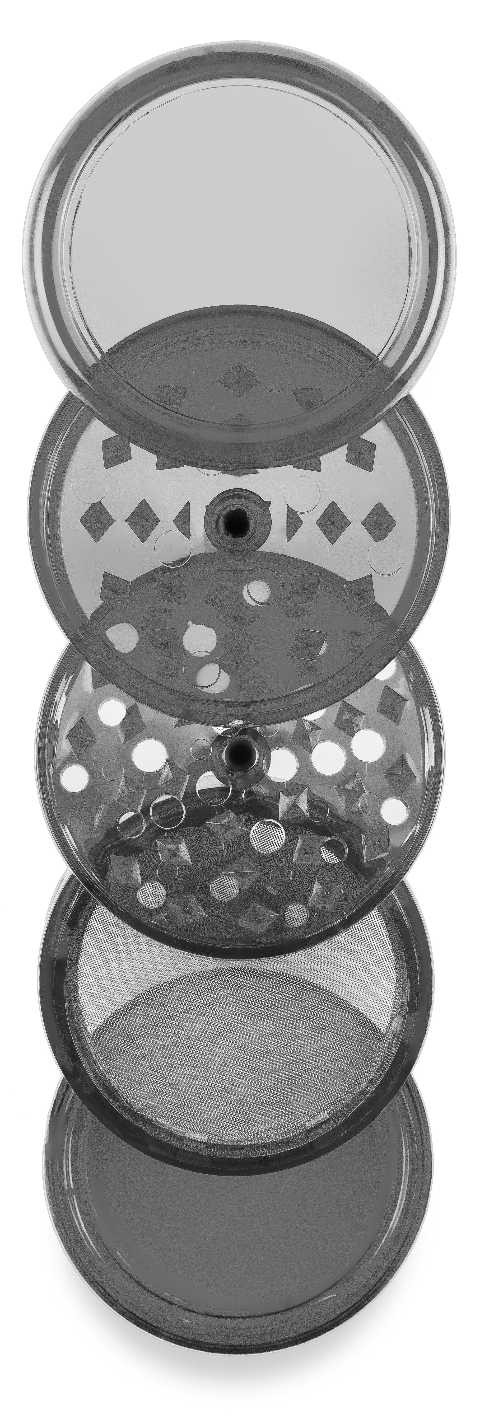 Higher Standards 4-Piece Herb Grinder with Pollen Catcher