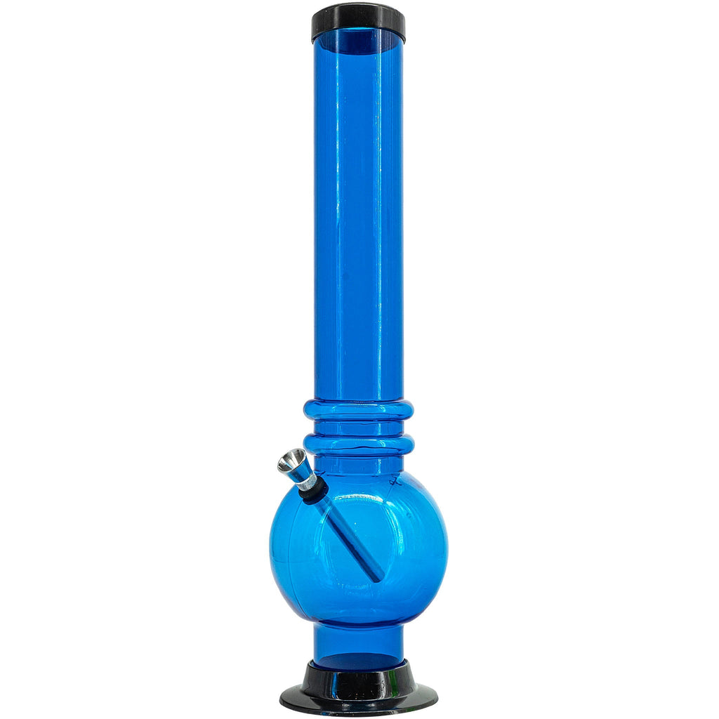 Acrylic Bubble Base Bong - 12-15"
