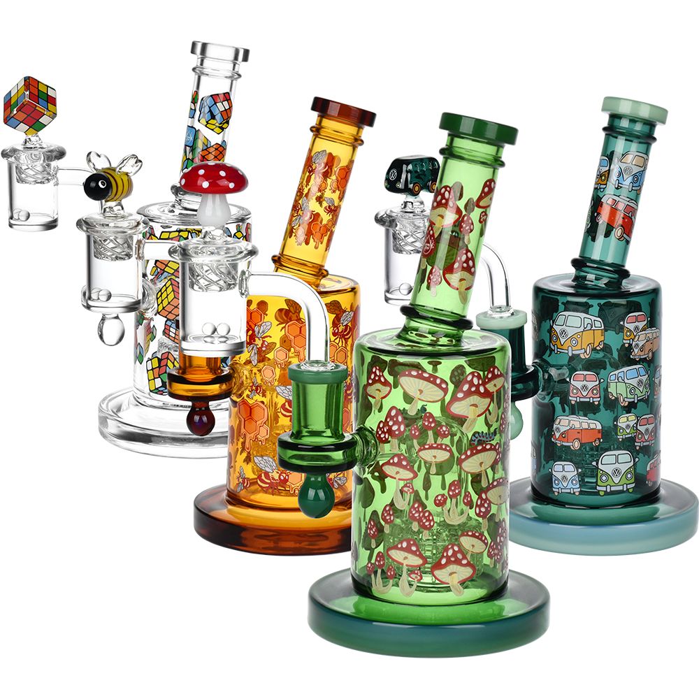 Pulsar Greatest Hits Series Glow Dab Rig Kit / 8" / 14mm F