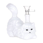 SeshGear Furry Kitty Glass Water Pipe - 4.75" / 14mm F / Colors Vary
