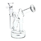 3CT BUNDLE - Pulsar Upside Down Recycler Water Pipe - 6" /14mm F / Assorted Colors