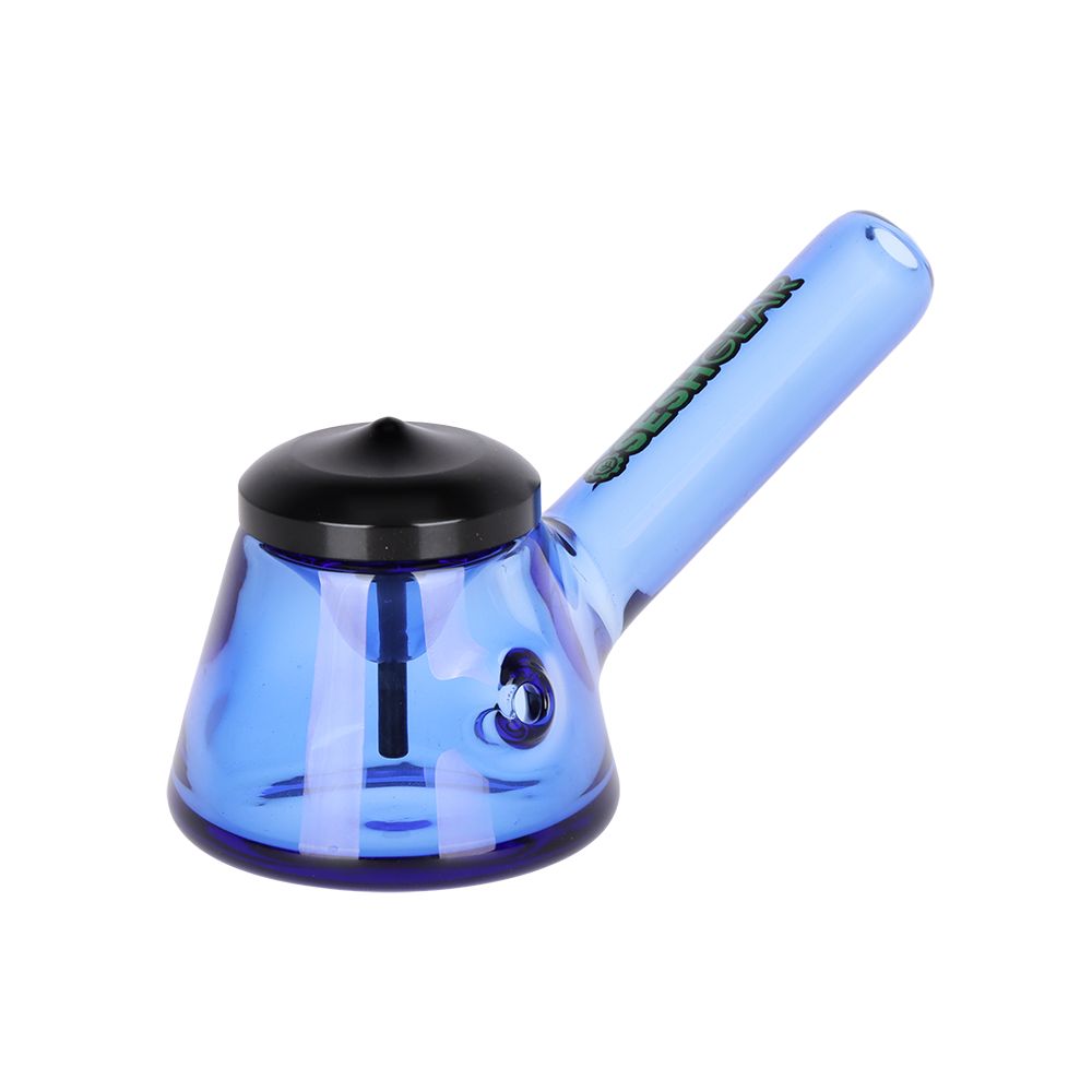 SeshGear Tamped and Poked Glass Hand Pipe - 4.75" / Colors Vary