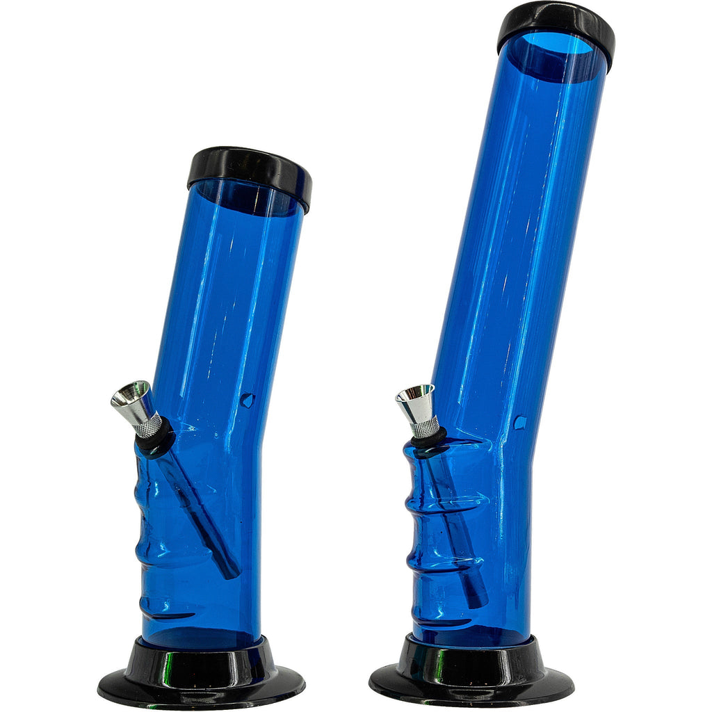Acrylic Bent Neck Bong 9-12" - Multiple Colors